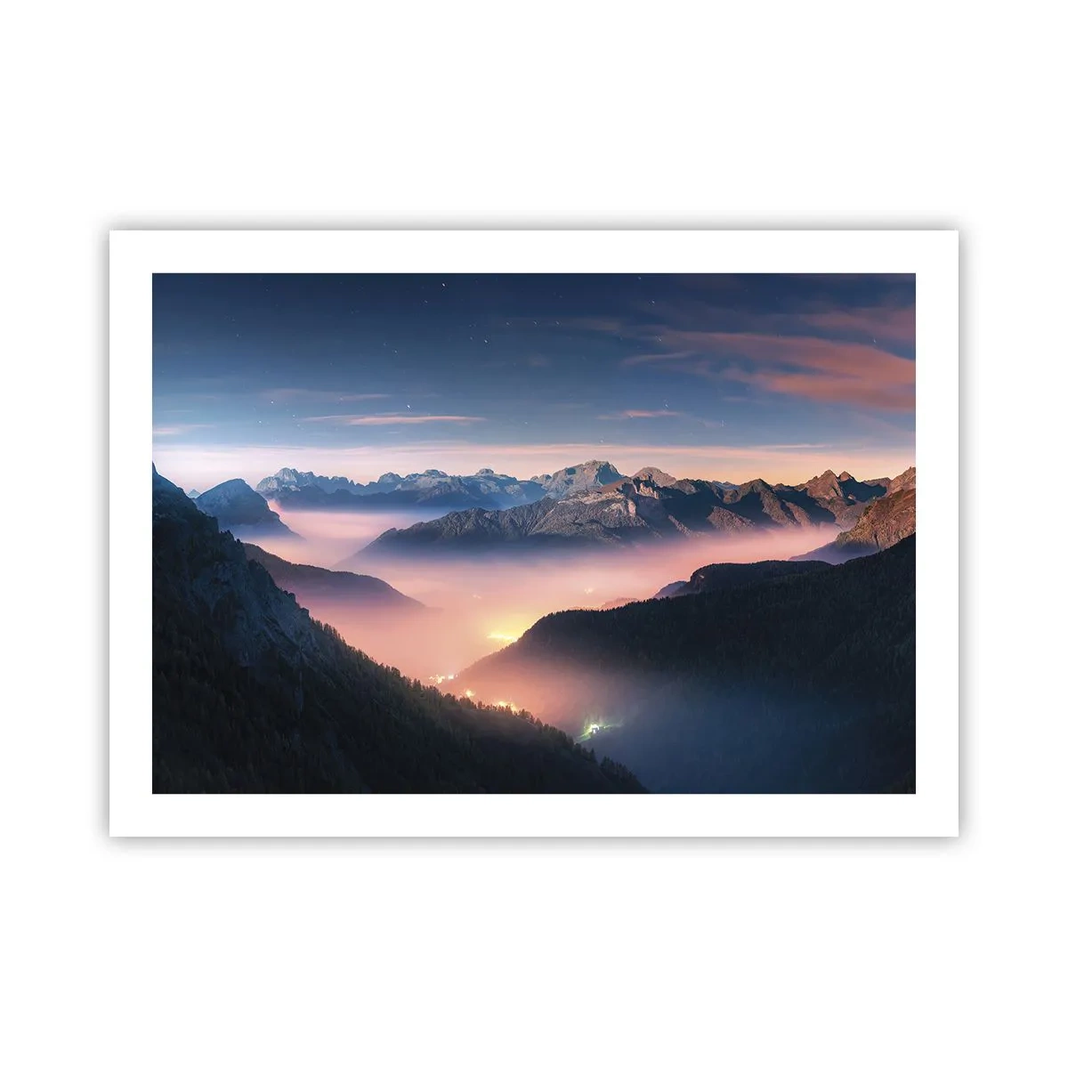 Pôster - Luz nos vales - 70x50 cm