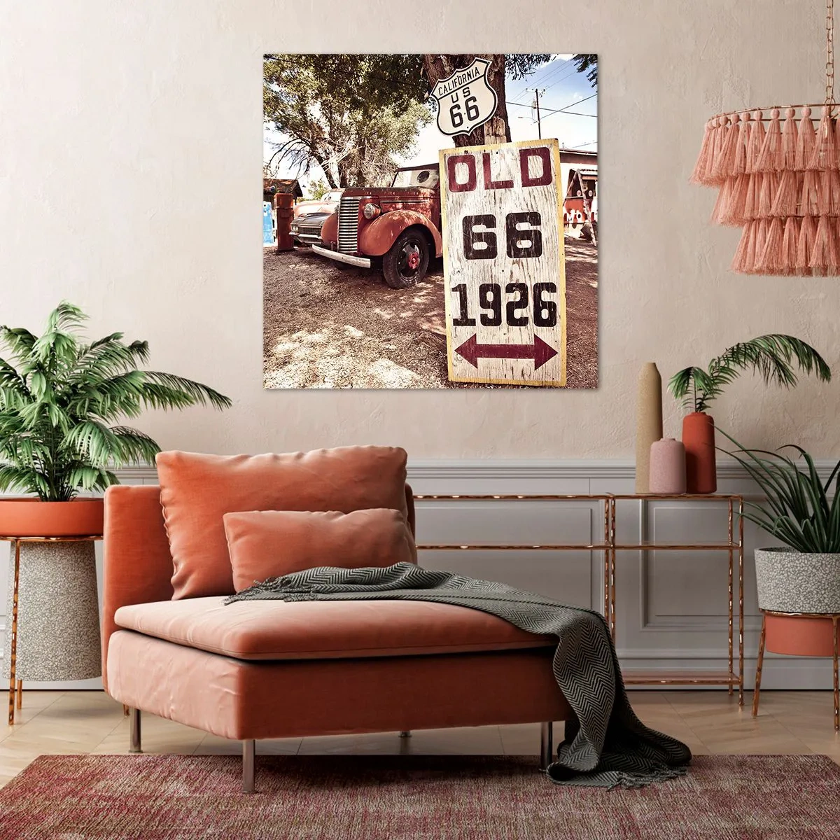 Quadro em tela - A lenda de uma província americana - 70x70 cm