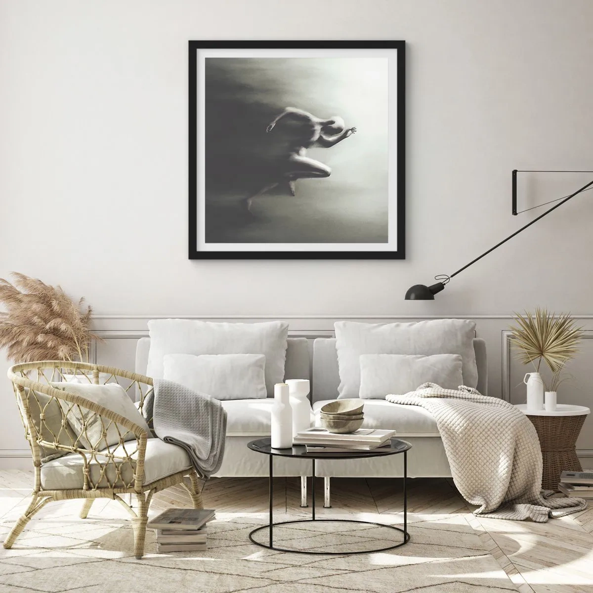 Pôster com moldura preta - Irresistível - 40x40 cm