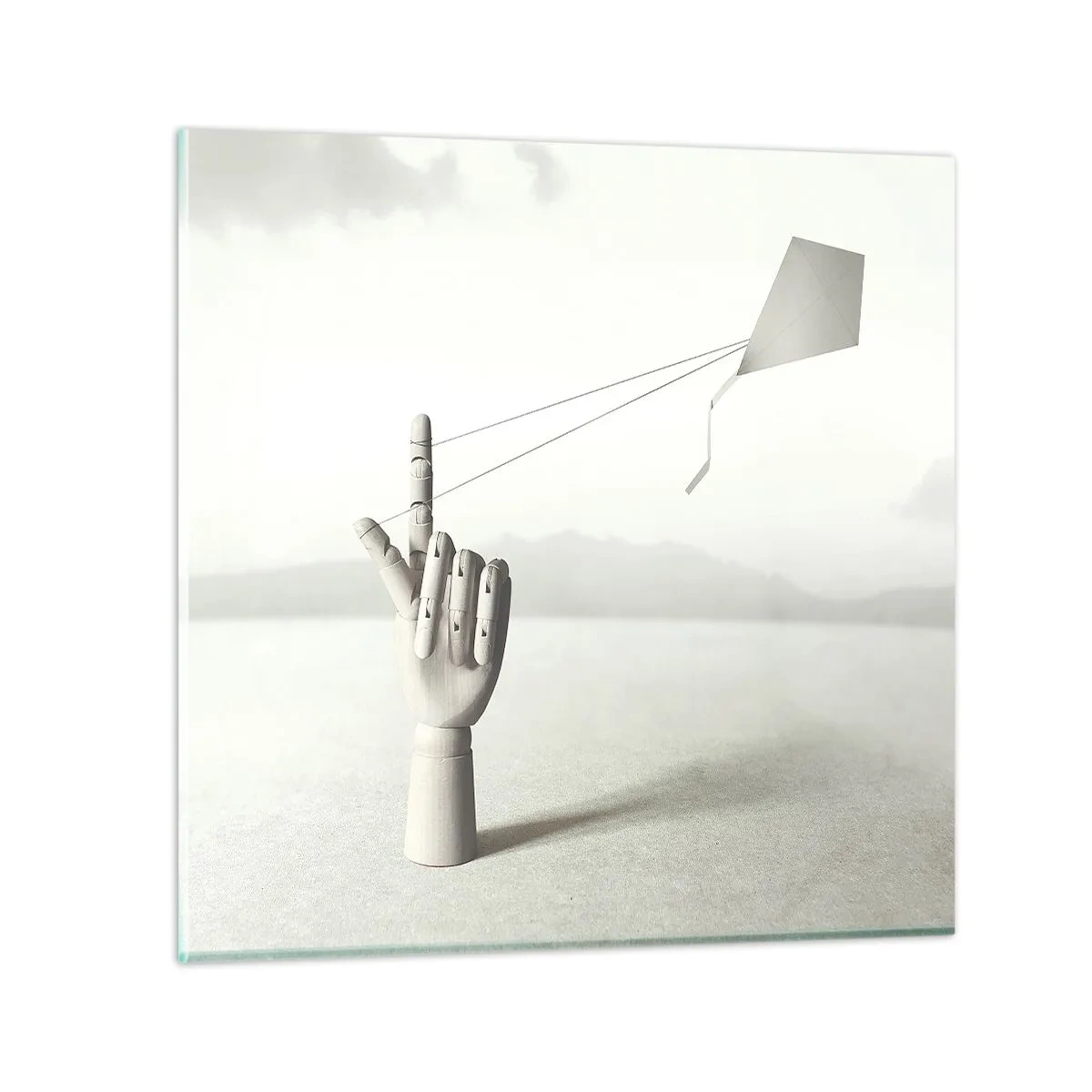 Quadro em vidro - Prova de força - 70x70 cm