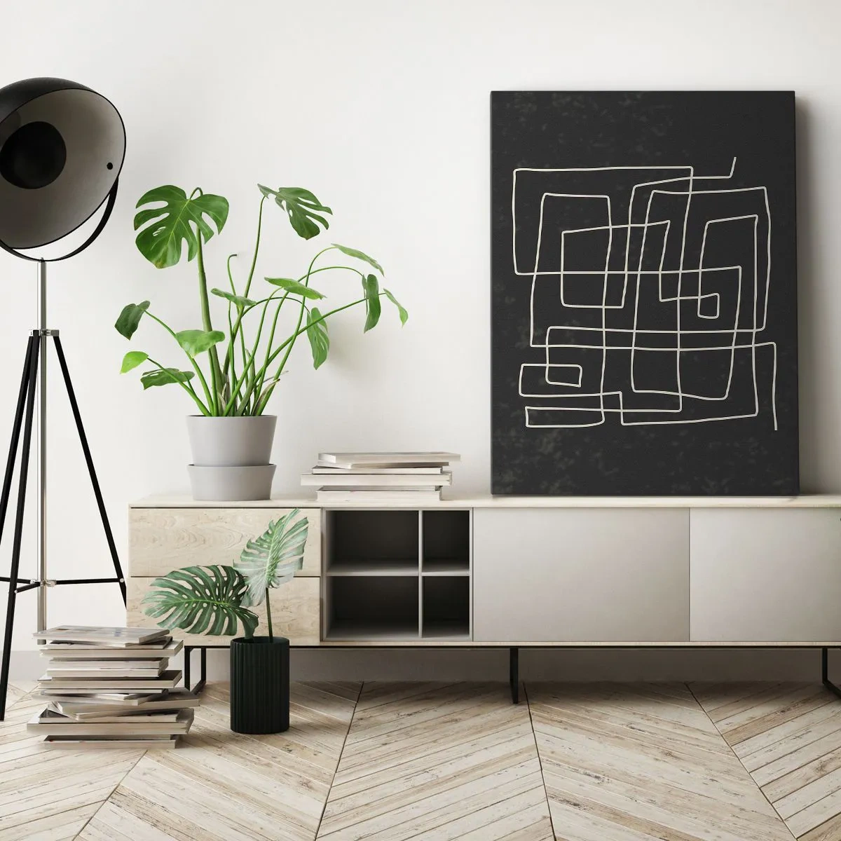 Quadro em tela - Não é tão simples - 80x120 cm