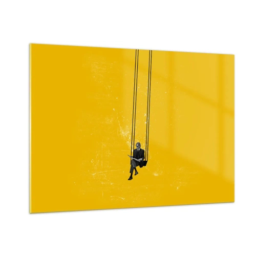 Quadro em vidro - Dia como todos os dias - 100x70 cm