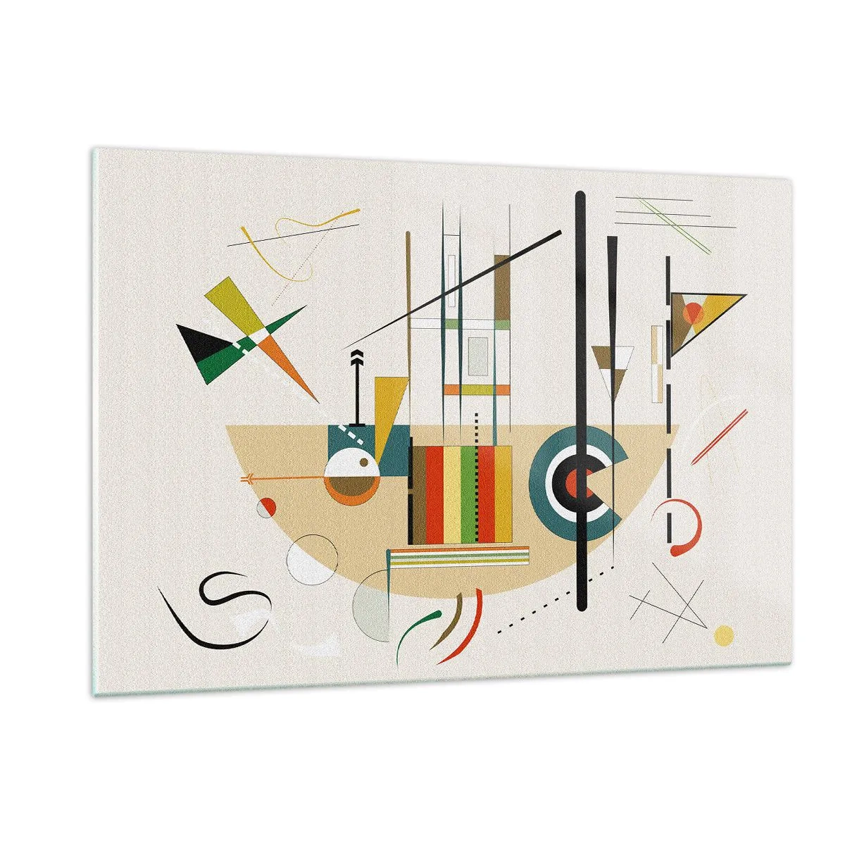 Quadro em vidro - E o mundo ri - 120x80 cm