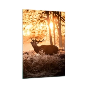 Quadro em vidro - O sonho do caçador - 80x120 cm
