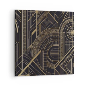 Quadro em tela - Conceitos, ideias, planos - 60x60 cm