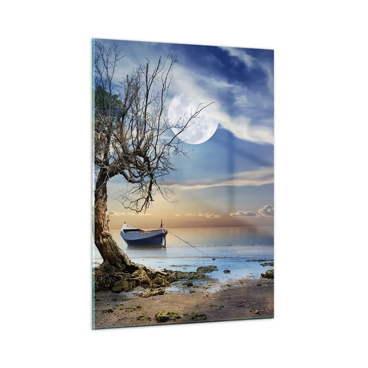 Quadro em vidro - É este o fim ou o começo? - 50x70 cm