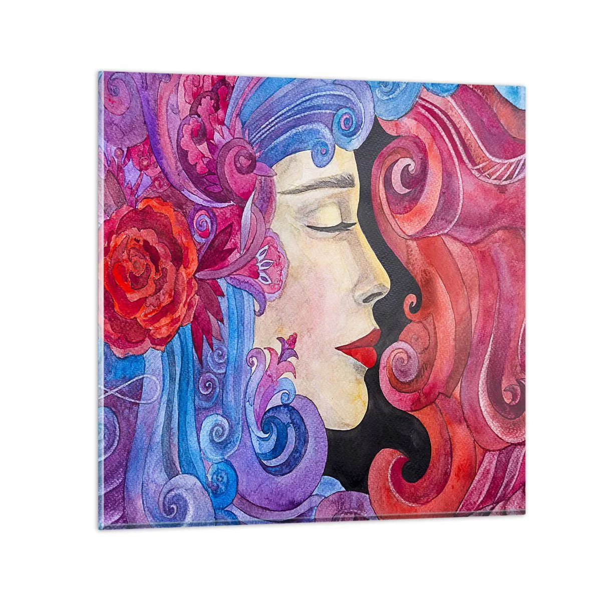 Quadro em vidro - Secessão ainda viva - 50x50 cm
