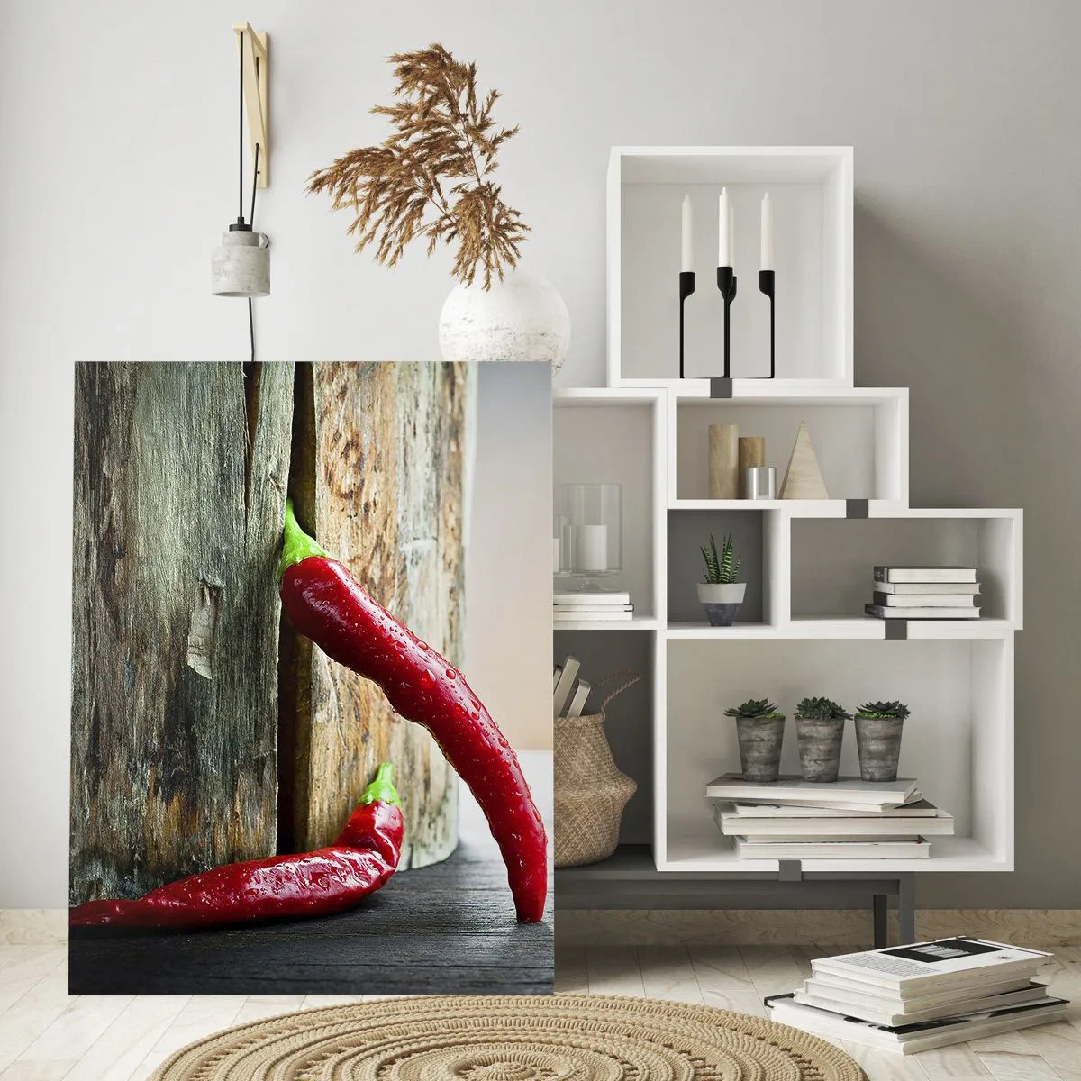 Quadro em vidro - Red hot chili peppers - 50x70 cm