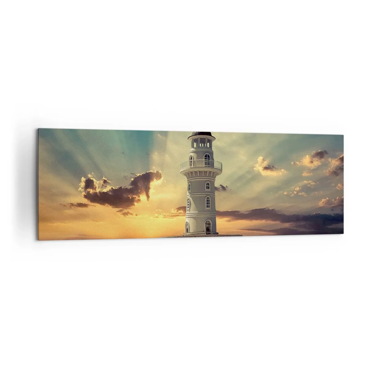 Quadro em tela - Luz - Bondade - Beleza - 160x50 cm
