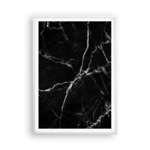 Pôster em moldura branca - A vida secreta da pedra - 70x100 cm