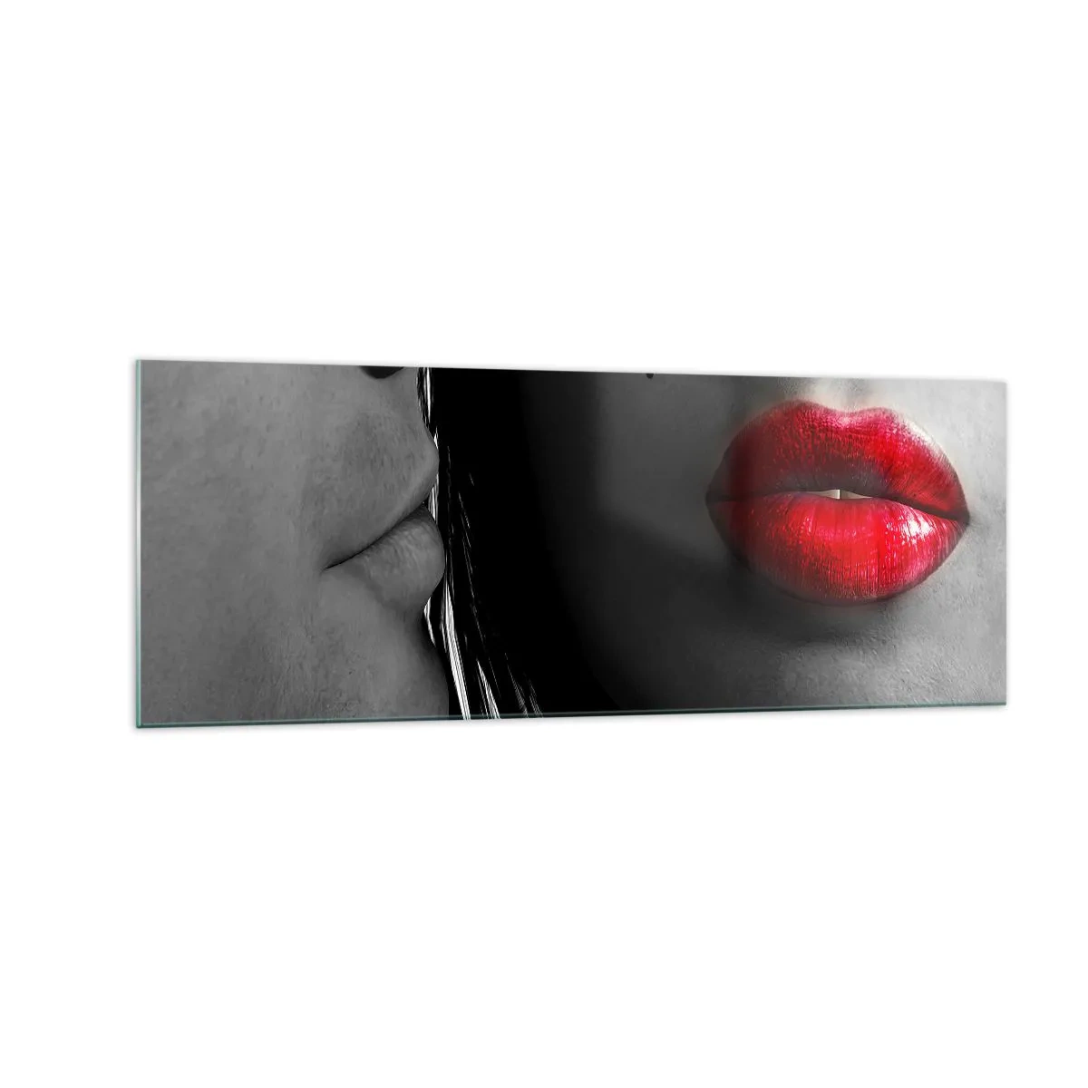 Quadro em vidro - Cara a cara  - 140x50 cm
