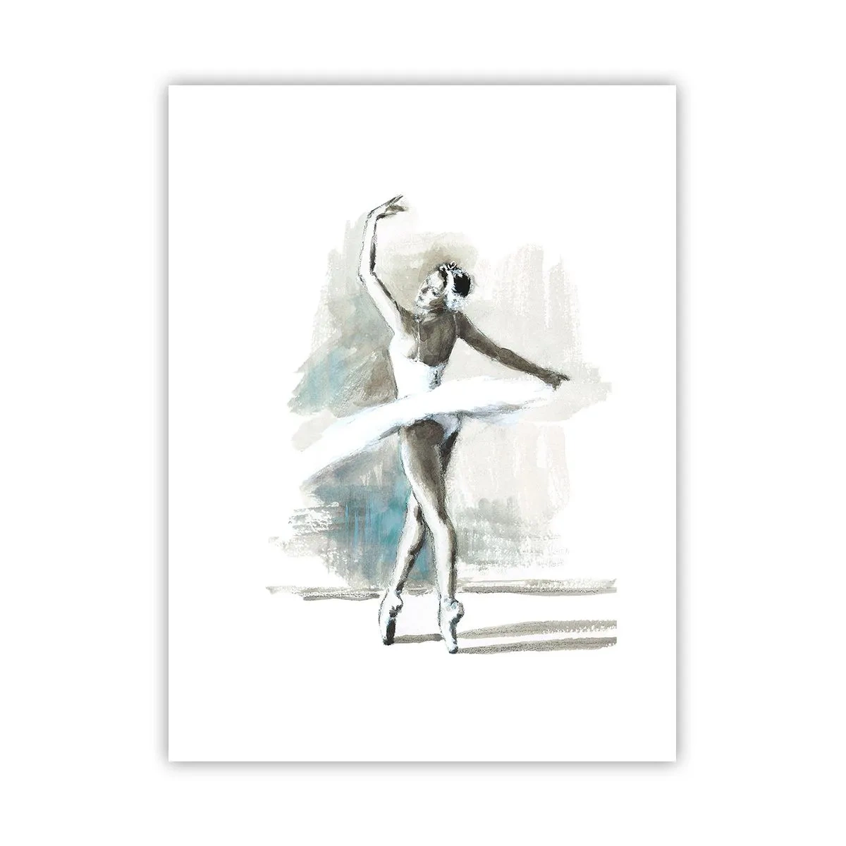 Pôster - Encantada num cisne - 30x40 cm