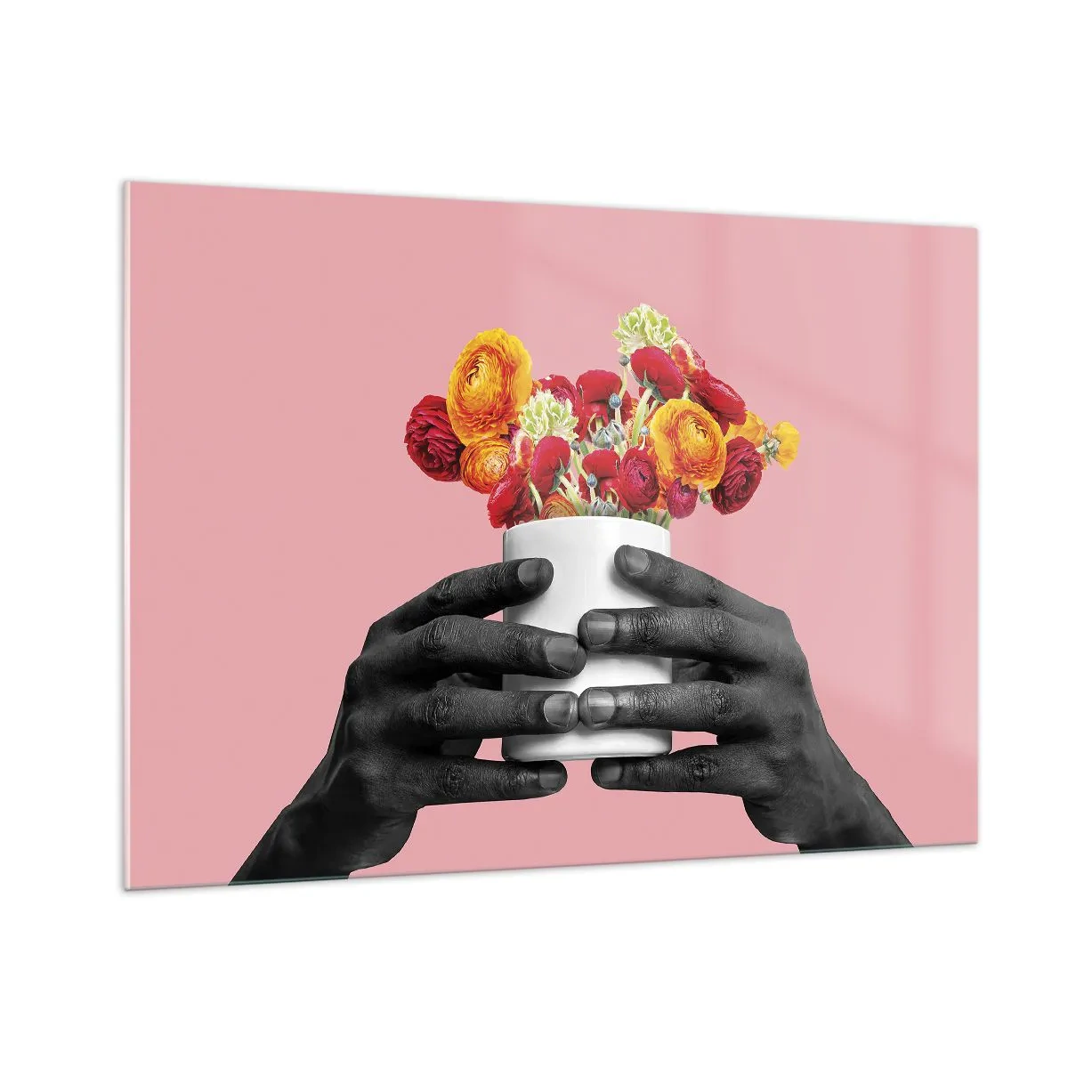 Quadro em vidro - A apoteose da vida - 100x70 cm