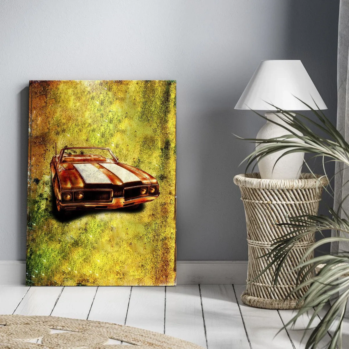 Quadro em tela - O poder encantado em formas - 80x120 cm