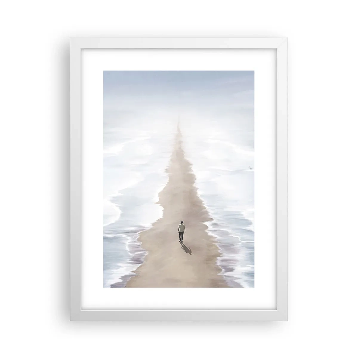 Pôster em moldura branca - Um futuro brilhante - 30x40 cm