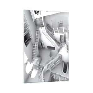 Quadro em vidro - Paradoxos do espaço - 80x120 cm