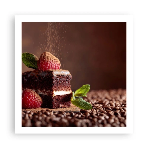Pôster - A vida é doce - 60x60 cm