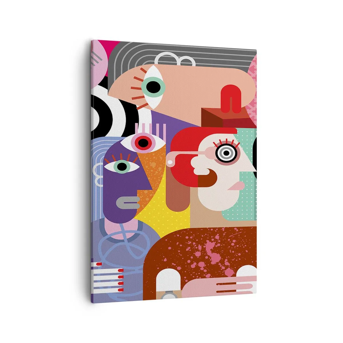 Quadro em tela - Viemos da parte do Sr. Picasso - 50x70 cm