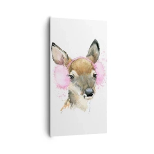 Quadro em tela - E o frio já não é assustador - 65x120 cm