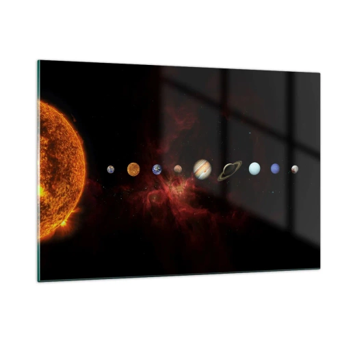 Quadro em vidro - Nosso bairro - 120x80 cm