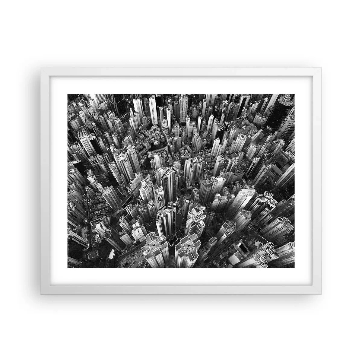 Pôster em moldura branca - Ainda mais alto e mais alto - 50x40 cm