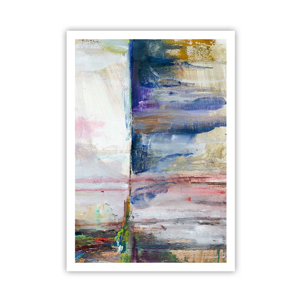 Pôster - Impressões coloridas e associações - 70x100 cm
