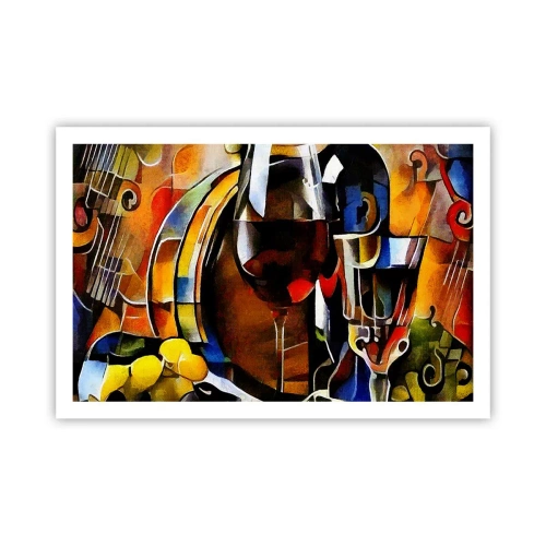 Pôster - E o mundo ganha cor - 91x61 cm