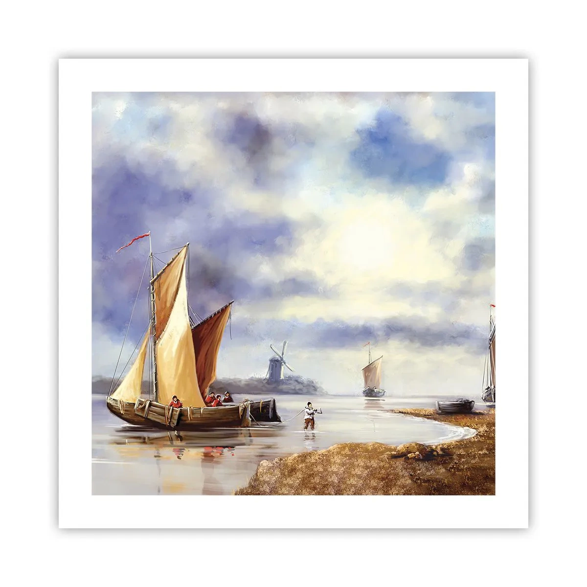 Pôster - O regresso dos marinheiros - 50x50 cm