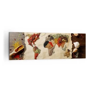 Quadro em tela - Todos os gostos do mundo - 160x50 cm