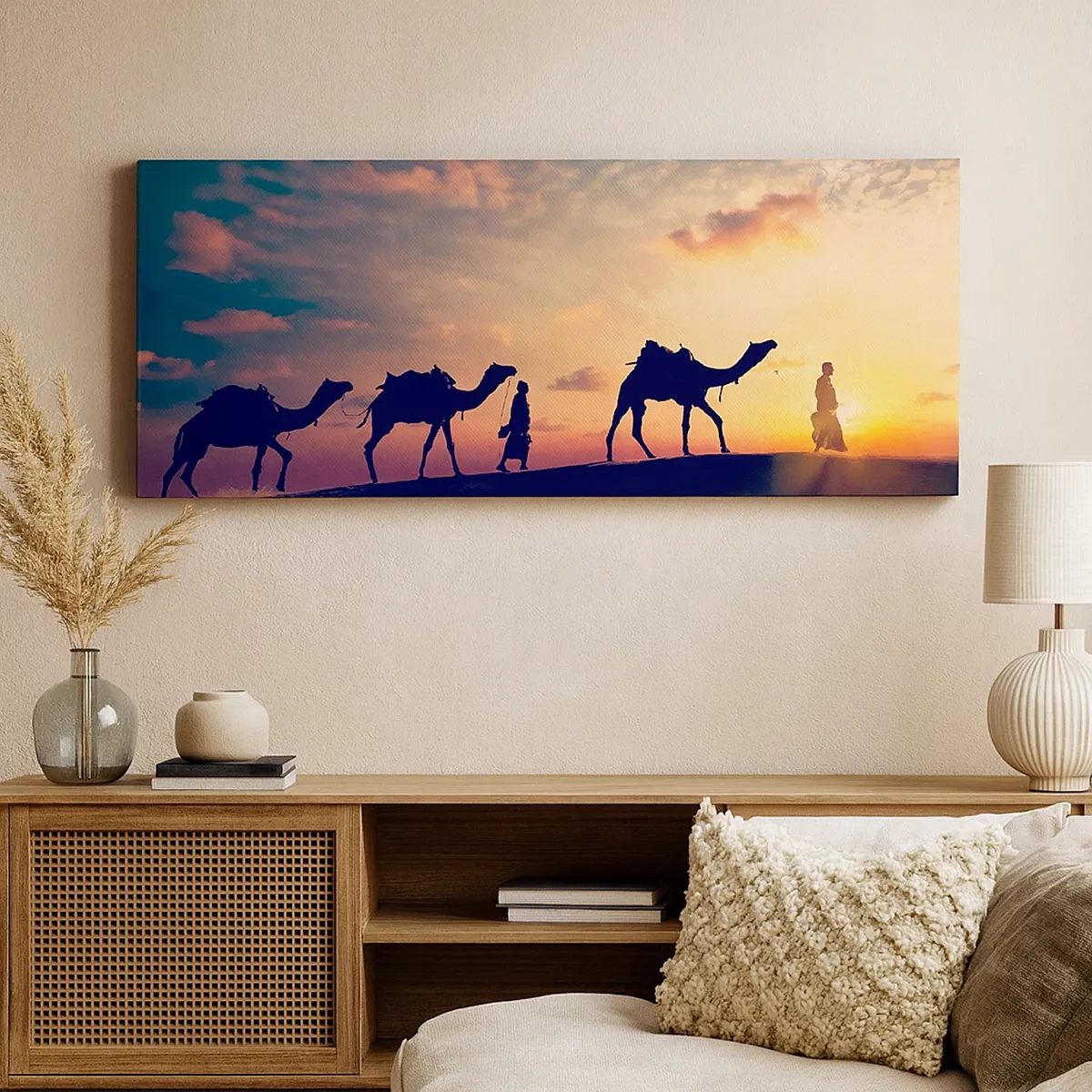 Quadro em tela - O misterioso espírito do Oriente - 30x30 cm