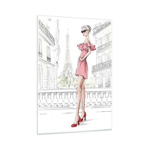 Quadro em vidro - A arte da moda - 50x70 cm