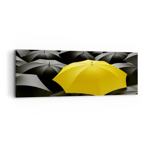 Quadro em tela - Adeus à tristeza - 90x30 cm