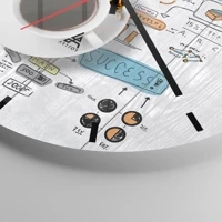 Mostrador com traços