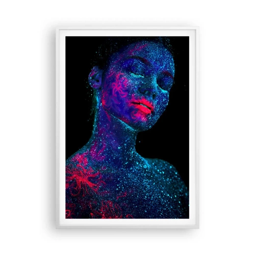 Pôster em moldura branca - Na poeira estelar - 70x100 cm