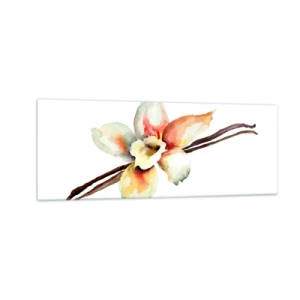 Quadro em vidro - Doçura derramada com tinta - 140x50 cm