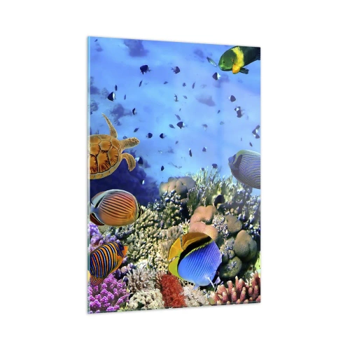 Quadro em vidro - E o que sabemos sobre a vida... - 50x70 cm