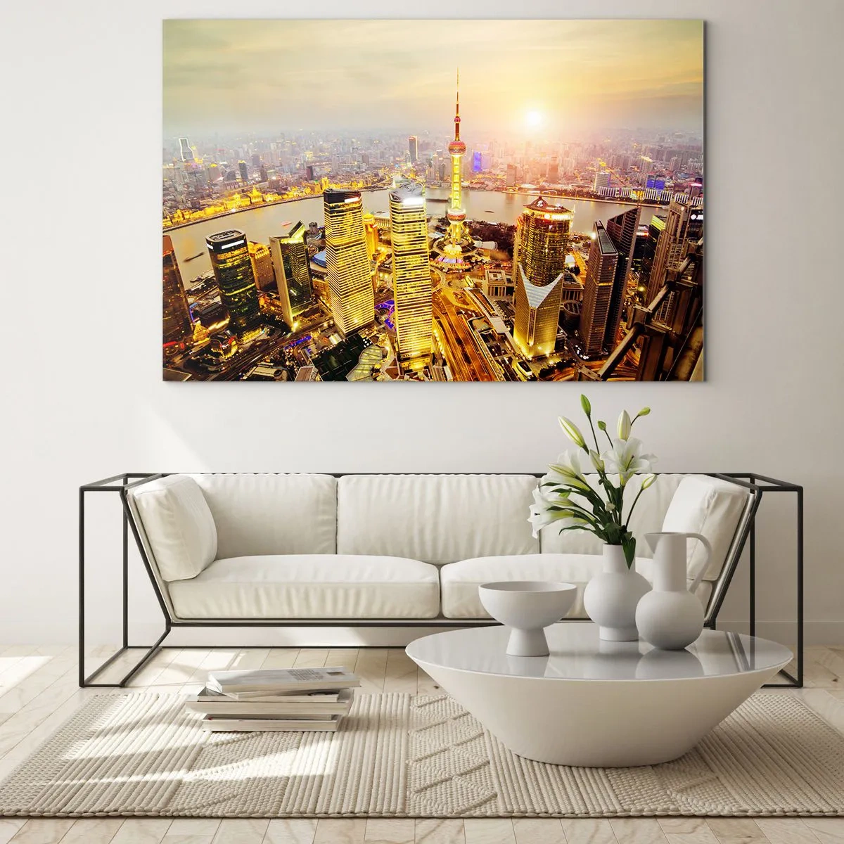 Quadro em vidro - Sonho asiático - 120x80 cm