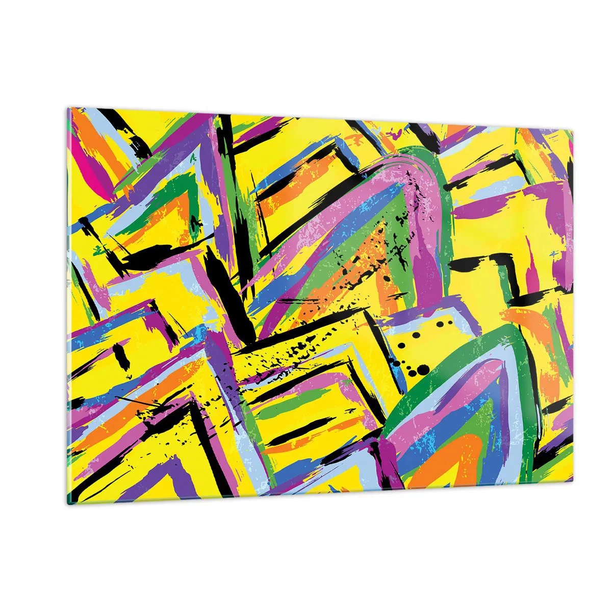 Quadro em vidro - Grito de alegria - 120x80 cm