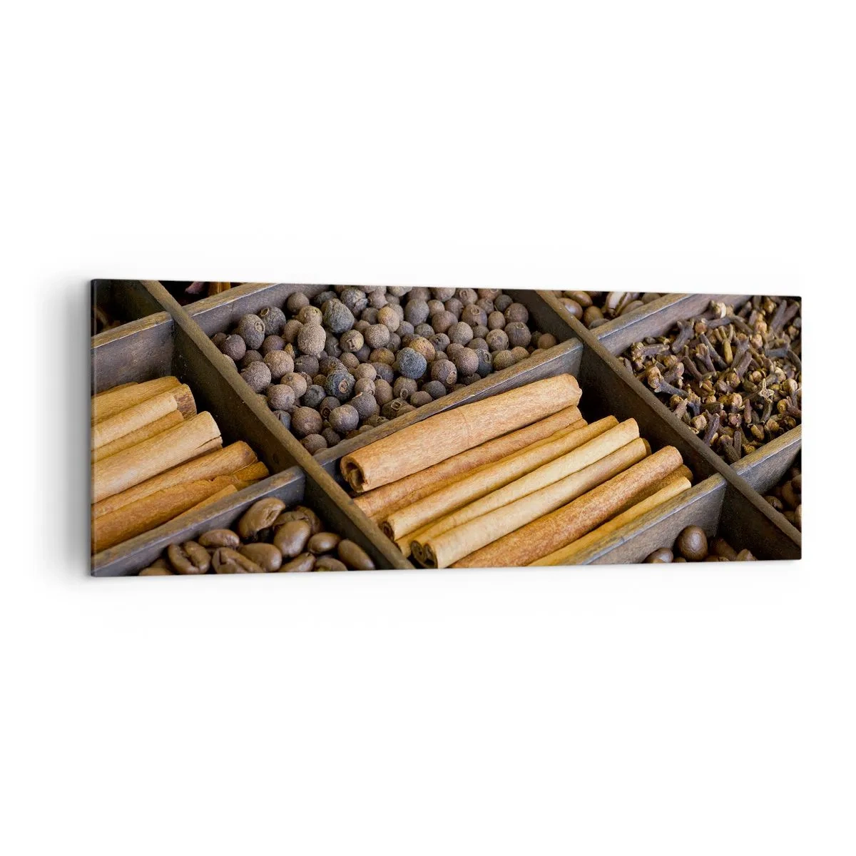 Quadro em tela - Um tesouro de aromas - 140x50 cm