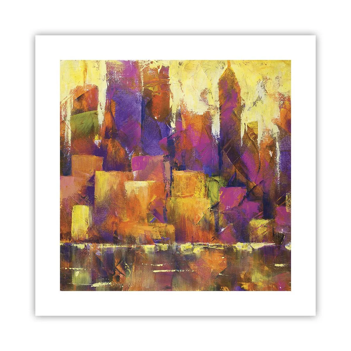 Pôster - Composição metropolitana - 40x40 cm