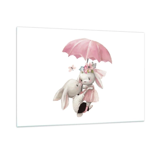 Quadro em vidro - Isso é amor - 120x80 cm