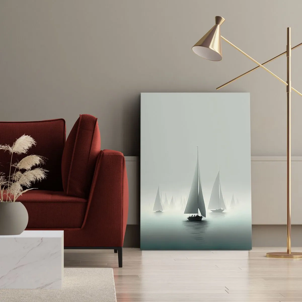 Quadro em tela - Feito de neblina - 70x100 cm