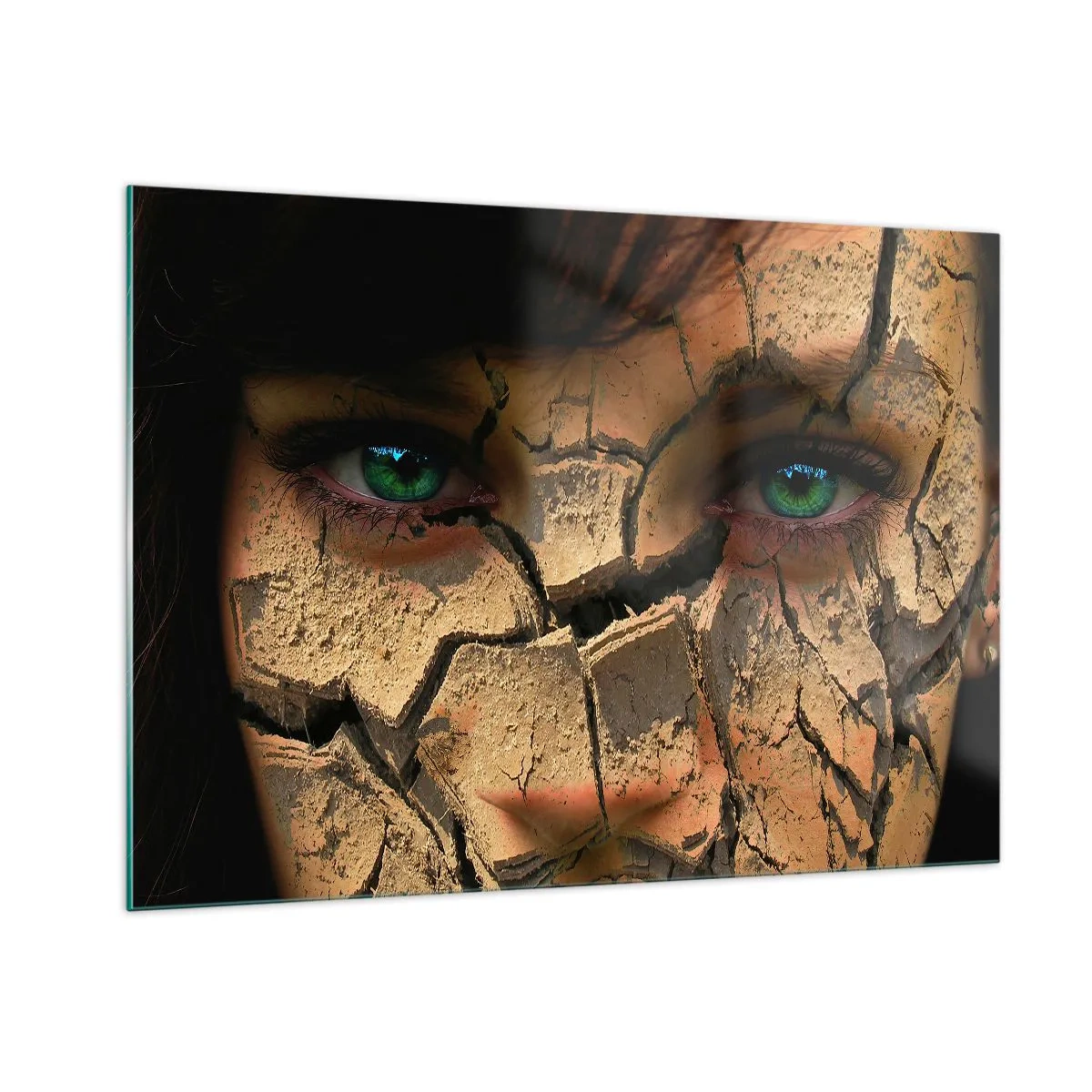 Quadro em vidro - Admiração e medo ao mesmo tempo - 100x70 cm