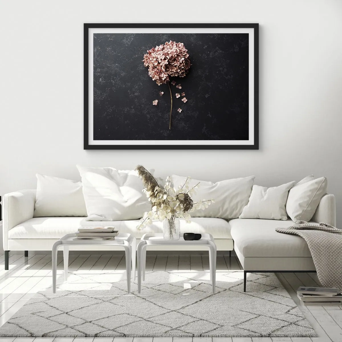 Pôster com moldura preta - Um sinal verdadeiramente romântico - 100x70 cm
