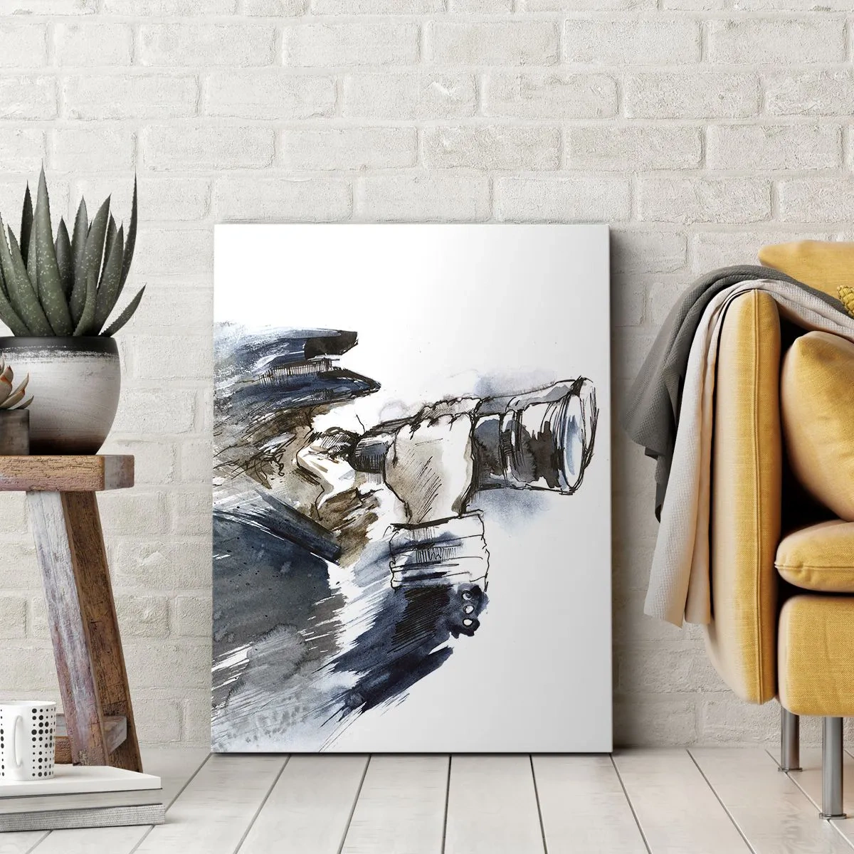 Quadro em tela - Dez na escala Beaufort! - 55x100 cm