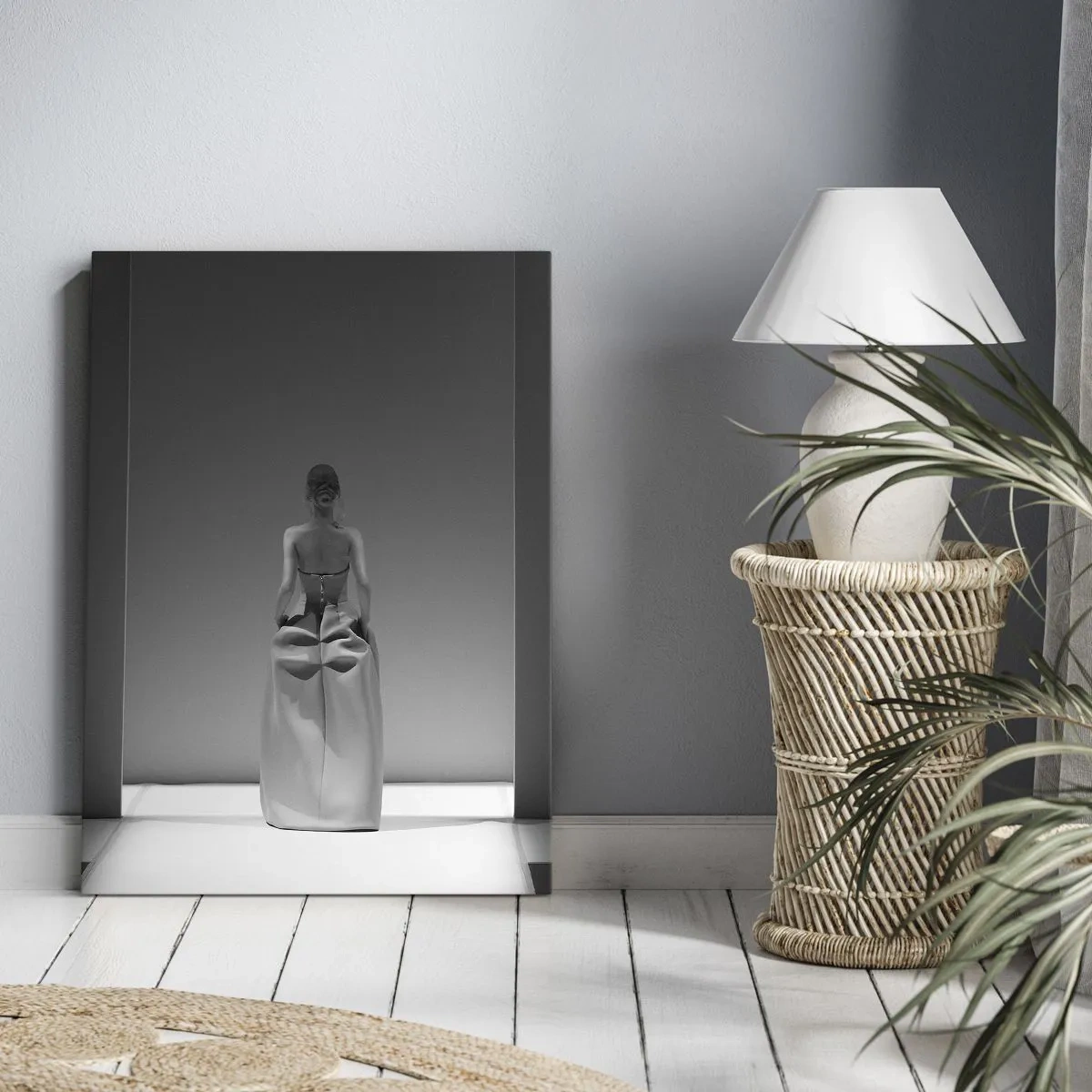 Quadro em tela - Simplicidade refinada - 80x120 cm
