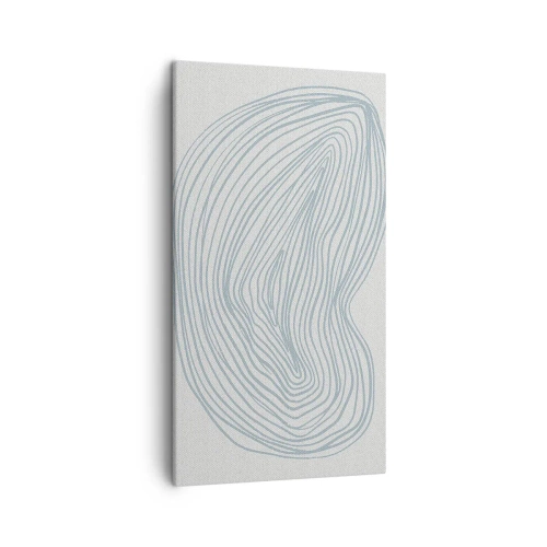 Quadro em tela - Deixe cair o sorriso - 45x80 cm