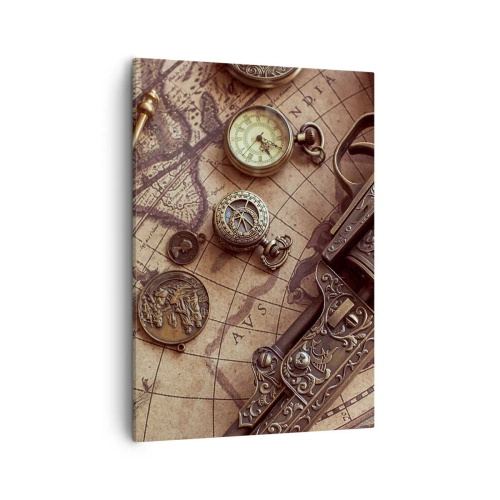 Quadro em tela - A aventura nos chama - 50x70 cm