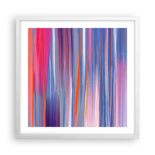 Pôster em moldura branca - Ascensão - 50x50 cm