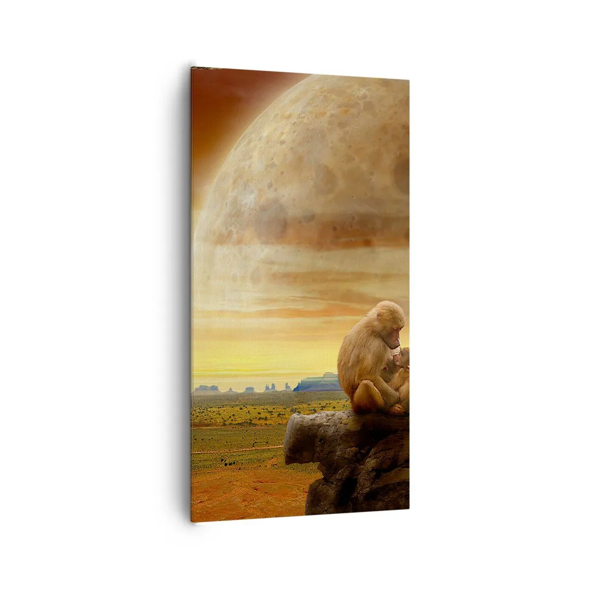 Quadro em tela - O amor é o mesmo em todos os lugares - 65x120 cm